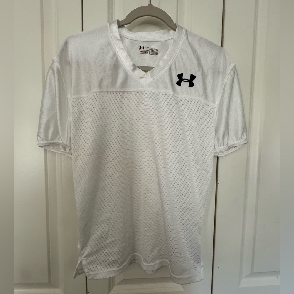 Under Armour Boy's White Mesh Jersey